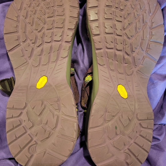 Chaco Womens Sandals Size 11 Aztec Orange Adjustable Strap Outdoor Hiking EUC - Picture 2 of 2